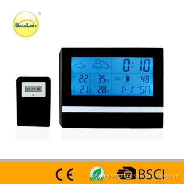 LCD Clock with Weather Station (SL-53035B)